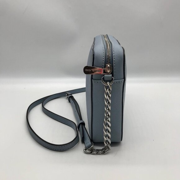 Michael Kors Jet Set Sky Blue East West Saffiano Leather Crossbody - Picture 4 of 10